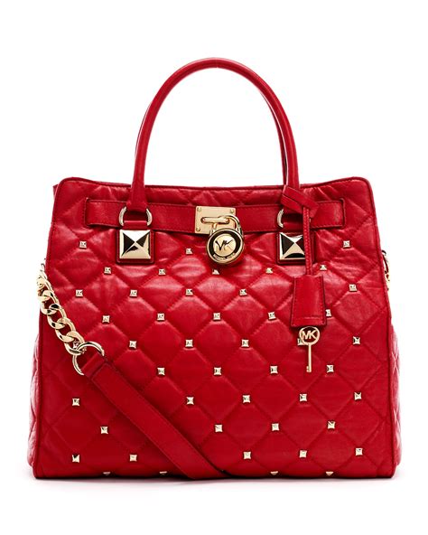 michael kors hamilton large bag|michael kors hamilton studded tote.